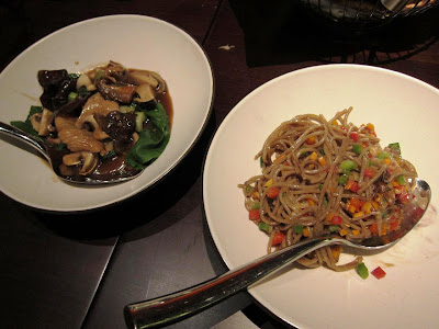 Soba Noodles and Mushroom Bok Choy at Shakahari