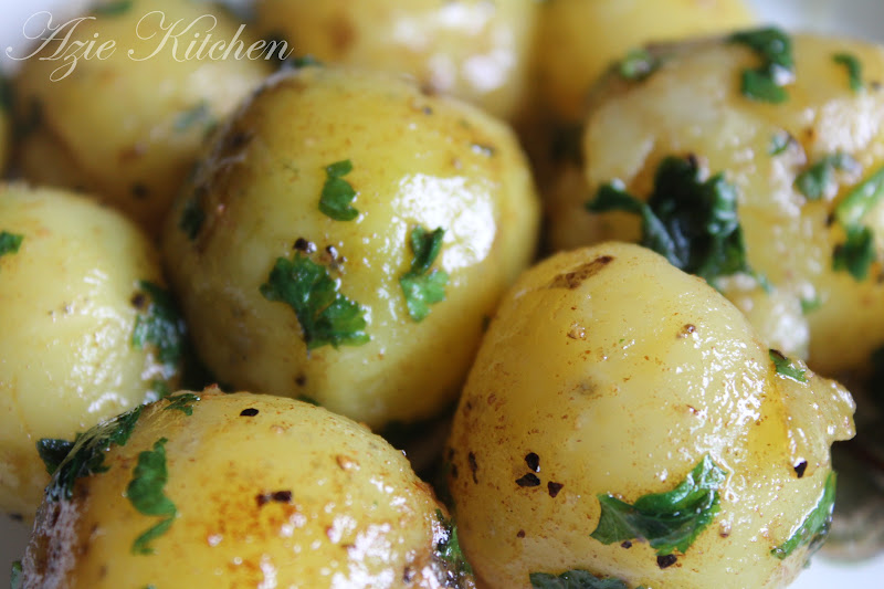 Boiled Parslied Potatoes - Azie Kitchen