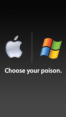 Choose your poison, Mac vs Windows download free wallpapers for mobile