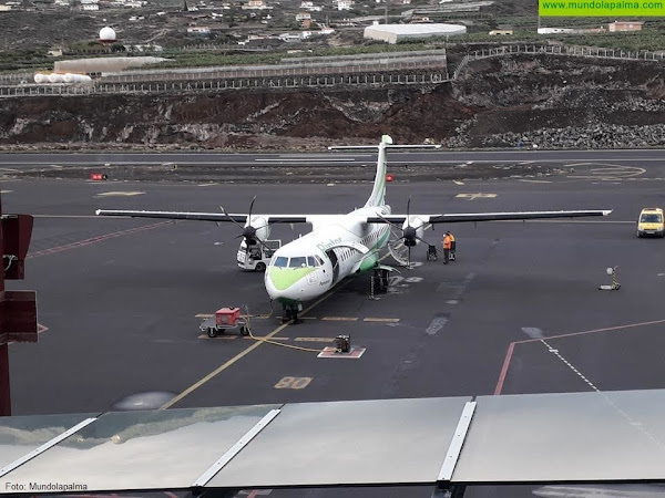 Suspendida la operativa con los aeropuertos de Tenerife Norte, El Hierro, La Palma y La Gomera hasta las 18:00 h por meteorología adversa