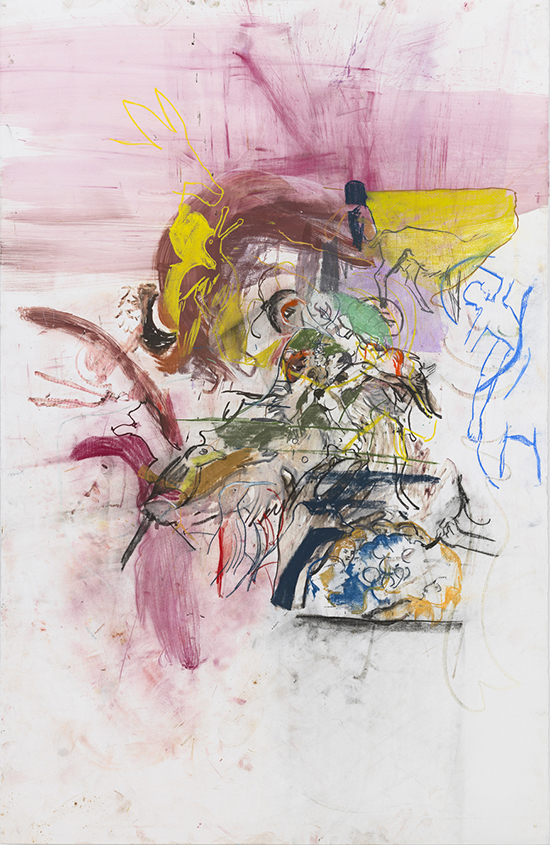 Cecily Brown, contemporary drawing, Untitled (after Bosch and Boldini), Drawing Center