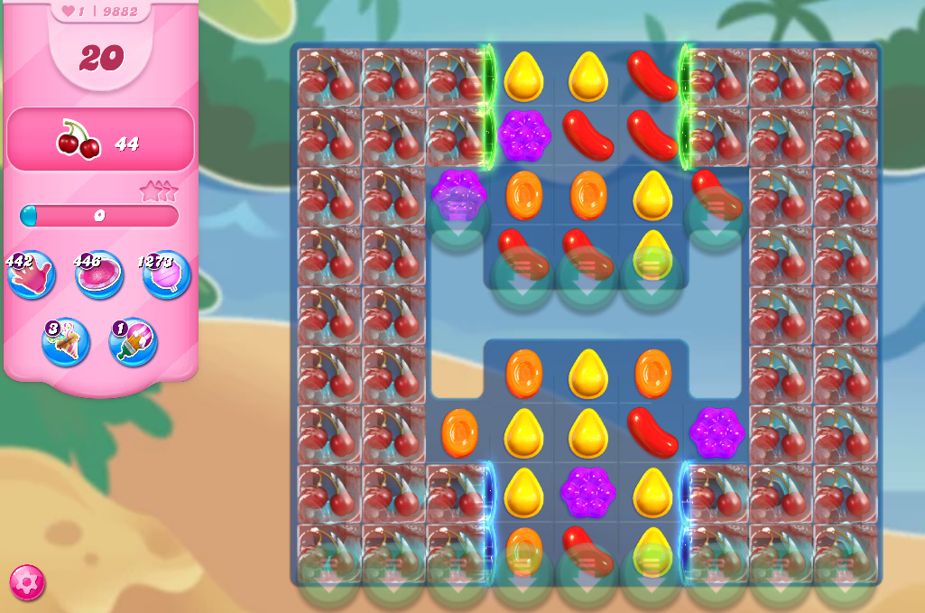 Candy Crush Saga level 9882