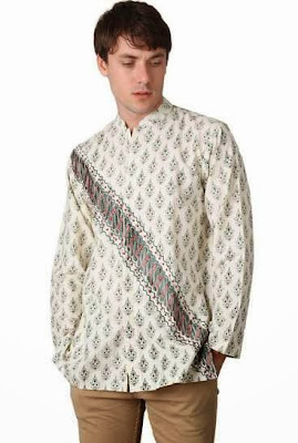 Model Baju Batik Modern Pria Keren Modern terbaru