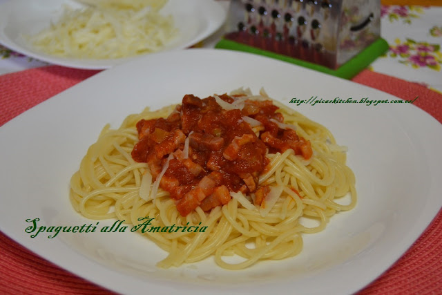 Spaguetti all'amatriciana