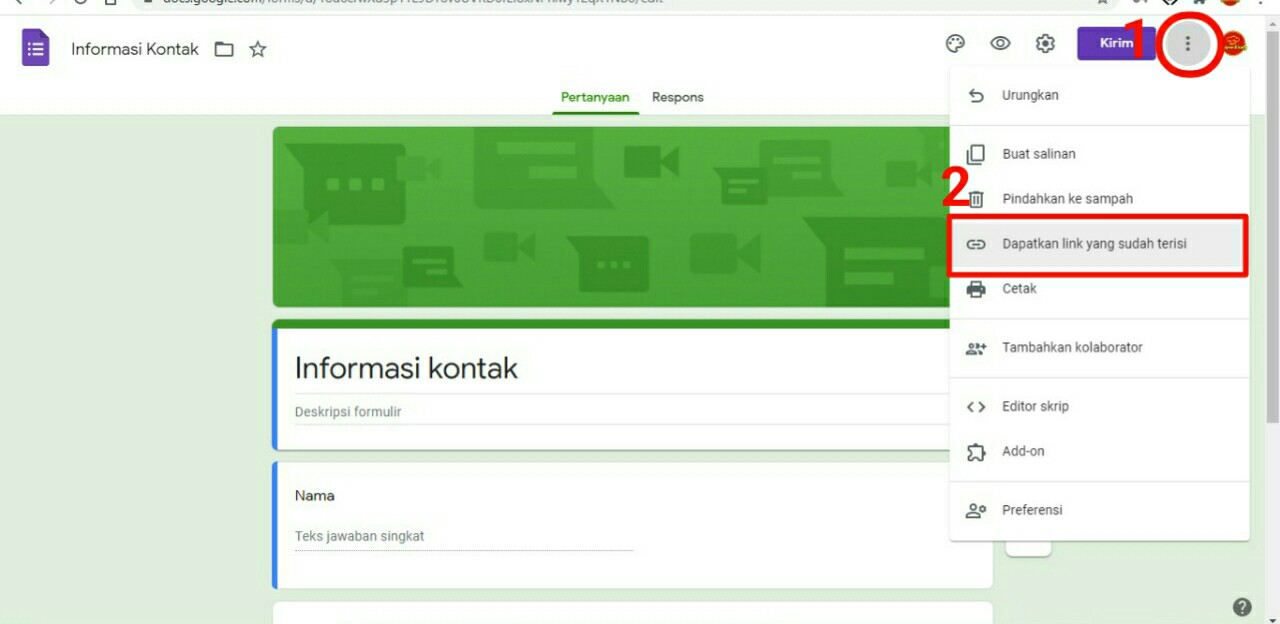 cara membuat halaman kontak di blogger / blogspot dengan notifikasi email otomatis