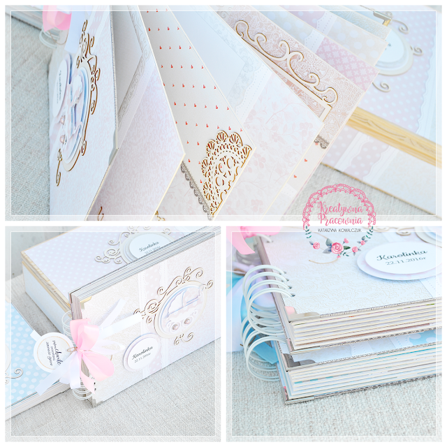 album, pierwszy rok życia, scrapbooking, handmade