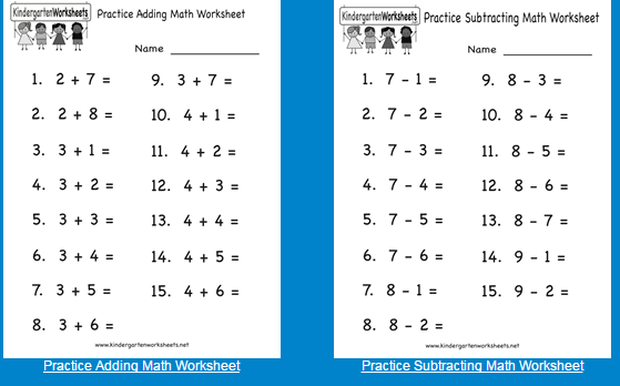 LEMBAR KERJA MATEMATIKA PENJUMLAHAN DAN PENGURANGAN UNTUK ...