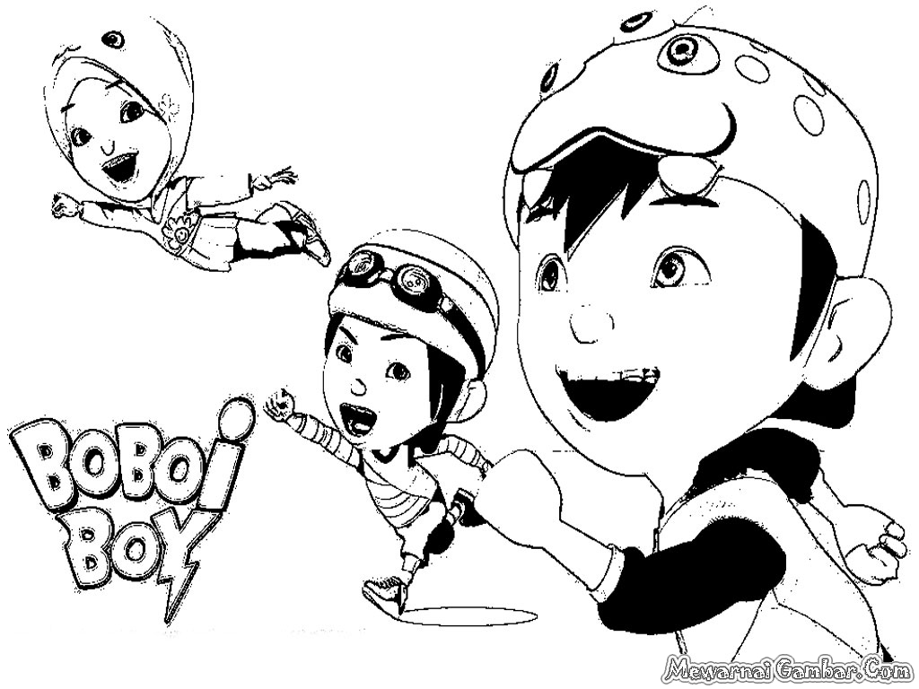 Mewarnai Gambar Boboiboy