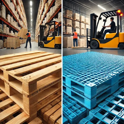 palet kayu vs palet plastik