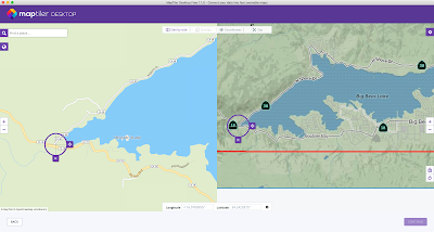 Visually identifying points in MapTiler