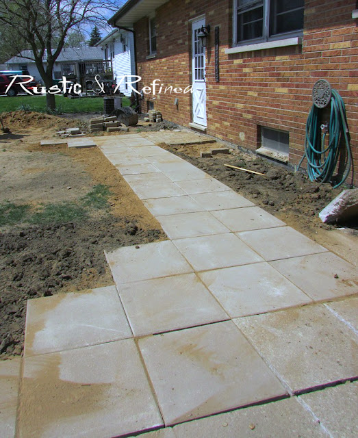 paver sidewalk ideas for the home