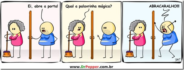 tirinha porta