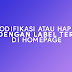 Memodifikasi Atau Menghapus Post Dengan Label Tertentu Di Homepage