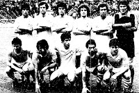 REAL CLUB CELTA DE VIGO. Temporada 1978-79. Santomé, Villar, Manolo, Canosa, Juan y Fenoy. Sanromán, Carlos, Pereira, Félix y Vavá. CLUB ATLÉTICO DE MADRID 4 REAL CLUB CELTA DE VIGO 0. 21/01/1979. Campeonato de Liga de 1ª División, jornada 17. Madrid, estadio Vicente Calderón. GOLES: 1-0: 12’, Leivinha. 2-0: 26’, Leivinha. 3-0: 51’, Marcelino. 4-0: 56’, Leivinha.