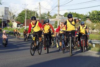 Jelang HUT Bhayangkara ke-76, Polres Bulukumba Gelar Sepeda Santai