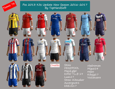 Pes 2013 Kits Update New Season 2016-2017 By TopHardSoft 