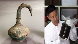  Οι Κινέζοι αρχαιολόγοι έχουν ανακαλύψει ένα χάλκινο δοχείο σχήματος κύκνου 2.000 ετών που λένε ότι περιέχει 3 λίτρα μυστηριώδους υγρού.  Οι...