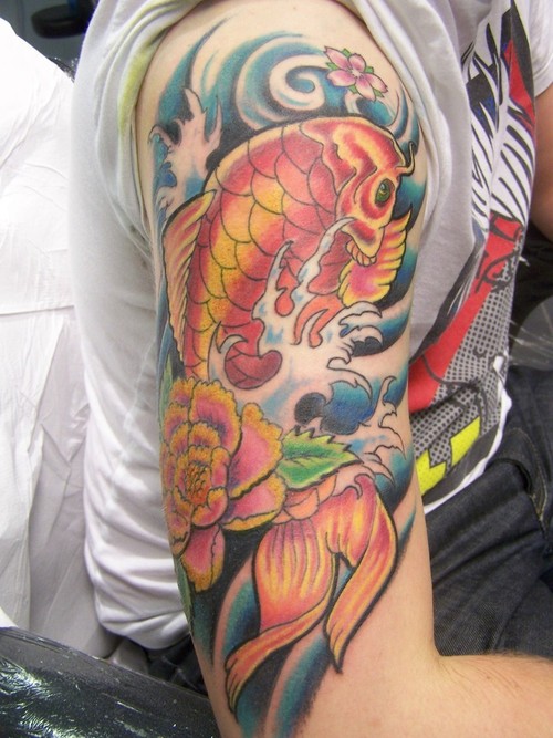 koi tattoo designs for men