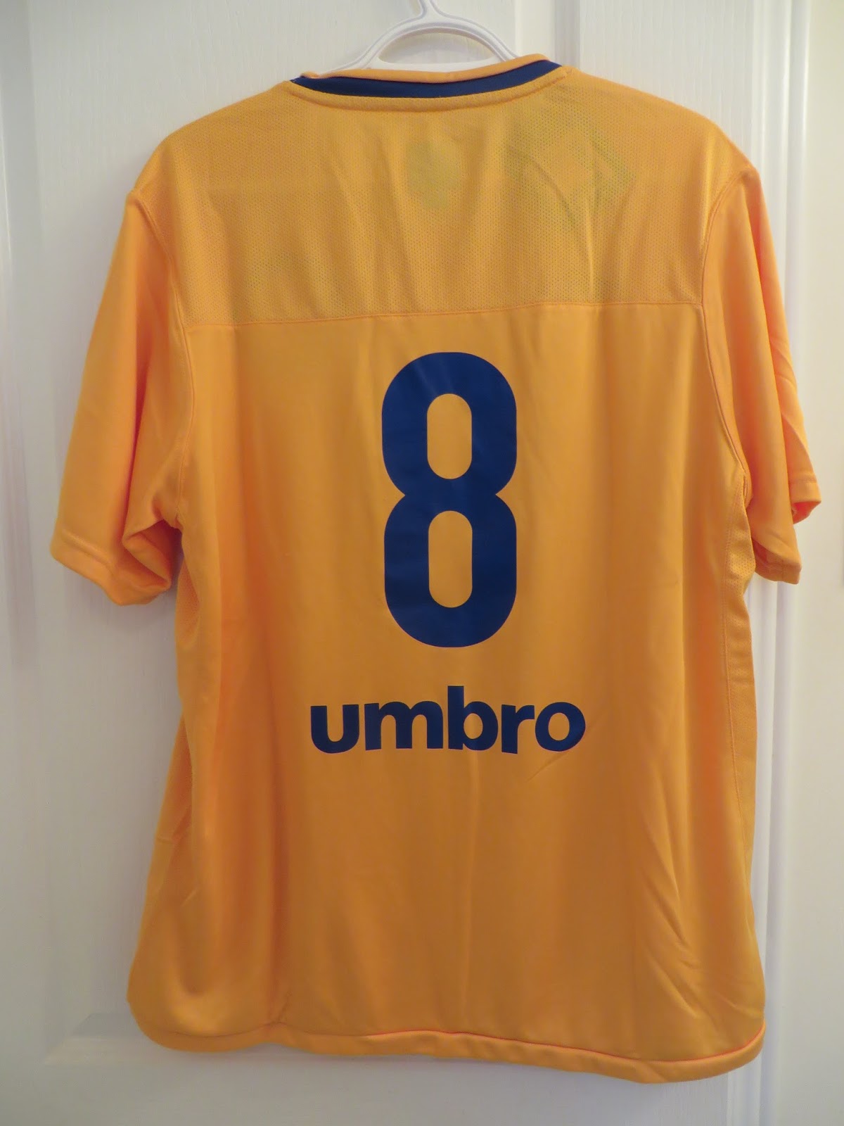 My Umbro Football Jerseys Collection