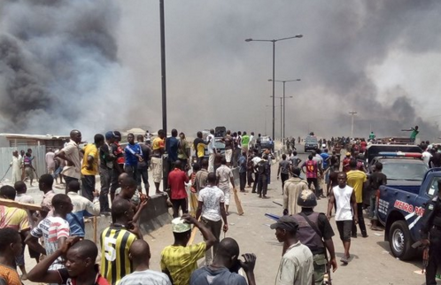 Image result for Tension as Yoruba, Hausa clash in Lagos market