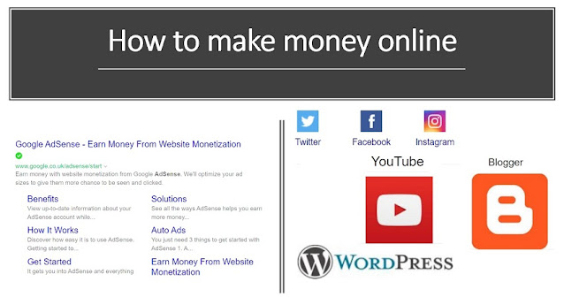 How to make money online