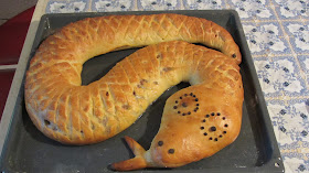 готовый пирог Змея