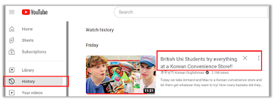 YouTube History