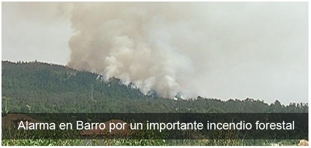 Imputan a una vecina de Valga (Pontevedra) como presunta autora de un incendio forestal en Barro.