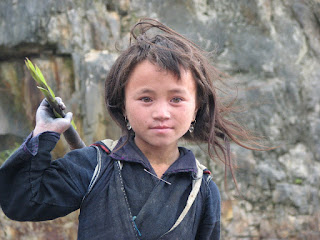 Picture taken in Vietnam:HMong Girl