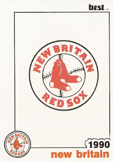 New Britain Red Sox 1990 logo card