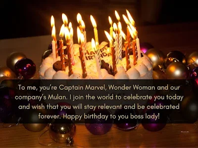 60+ Happy Birthday Boss Lady Quotes, Wishes, Message