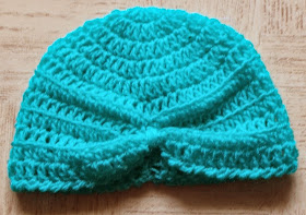 Sweet Nothings Crochet free crochet pattern blog, crochet baby turban pattern