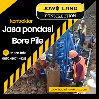 Jasa Pondasi Bore Pile dan strauss Pile termurah di Bali Kabupaten Gianyar