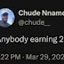 “Earning N200K in Nigeria is as good as unemployed” – Nigerian man says