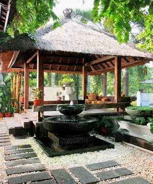 Contoh Gazebo Taman 