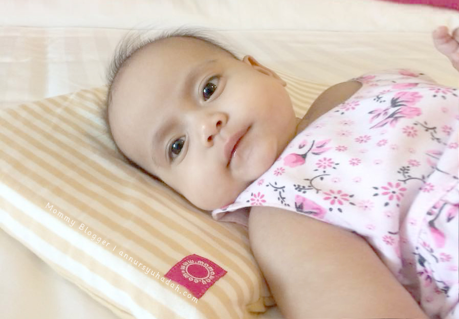 Bantal Sejuk Mamaway Betul-betul Membantu Baby Hawraa 