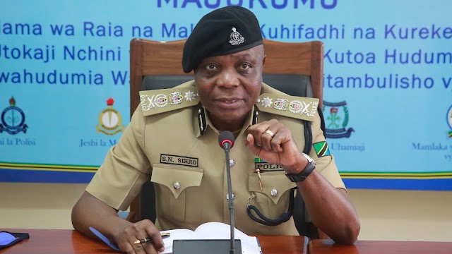 IGP SIRRO APANGUA BAADHI YA MAKAMANDA WA POLISI WA MIKOA