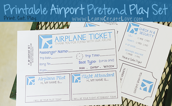 air travel activities printables klp linky every