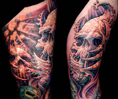  Tattoo Designs on Do Cross Skull Tattoos Symbolize Fear   Tattoos