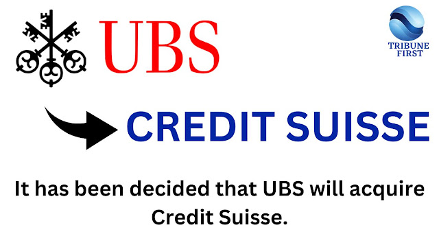It has been decided that UBS will acquire Credit Suisse.