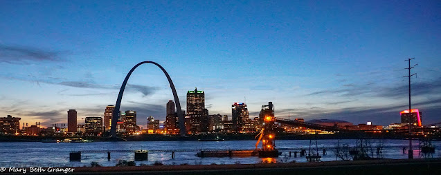 St. Louis Arch at Sunset photo by mbgphoto