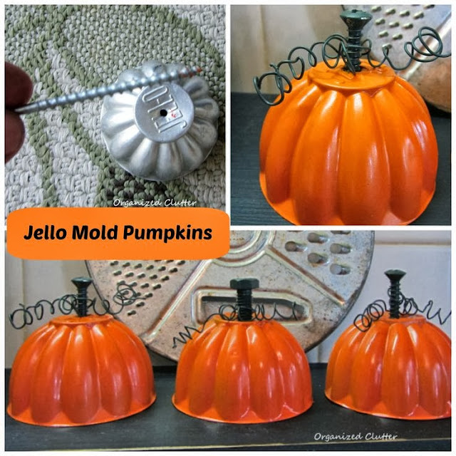 Chipping with Charm: Organized Clutter's Mini Mold Pumpkins