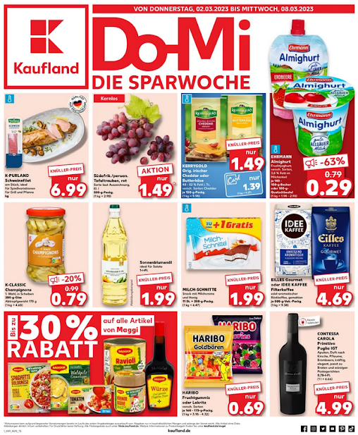 KAUFLAND  Prospekt - Angebote  ab 02.03 2023 →  DIE SPARWOCHE | Kaufland Card | ONLINE MARKETPLATZ DEALS