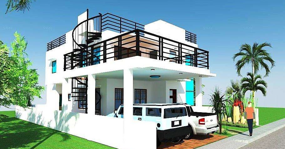  Simple 2 Storey House Design With Rooftop Philippines 