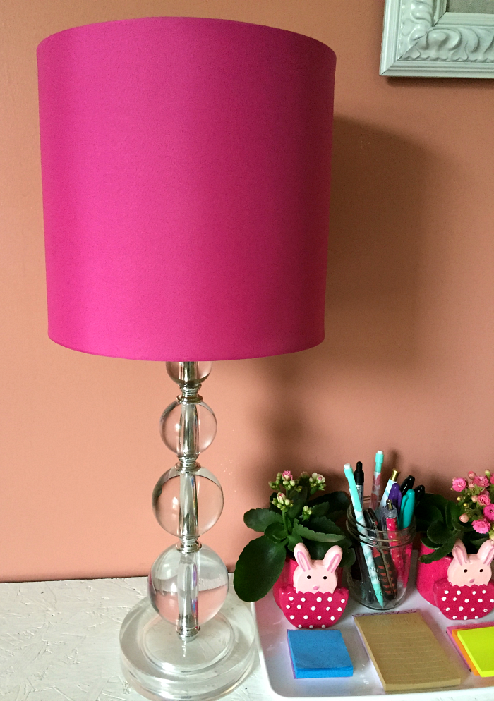 How to Paint a Lamp Shade - Aprons And Stilletos