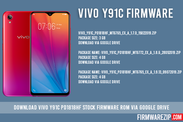 vivo y91c firmware