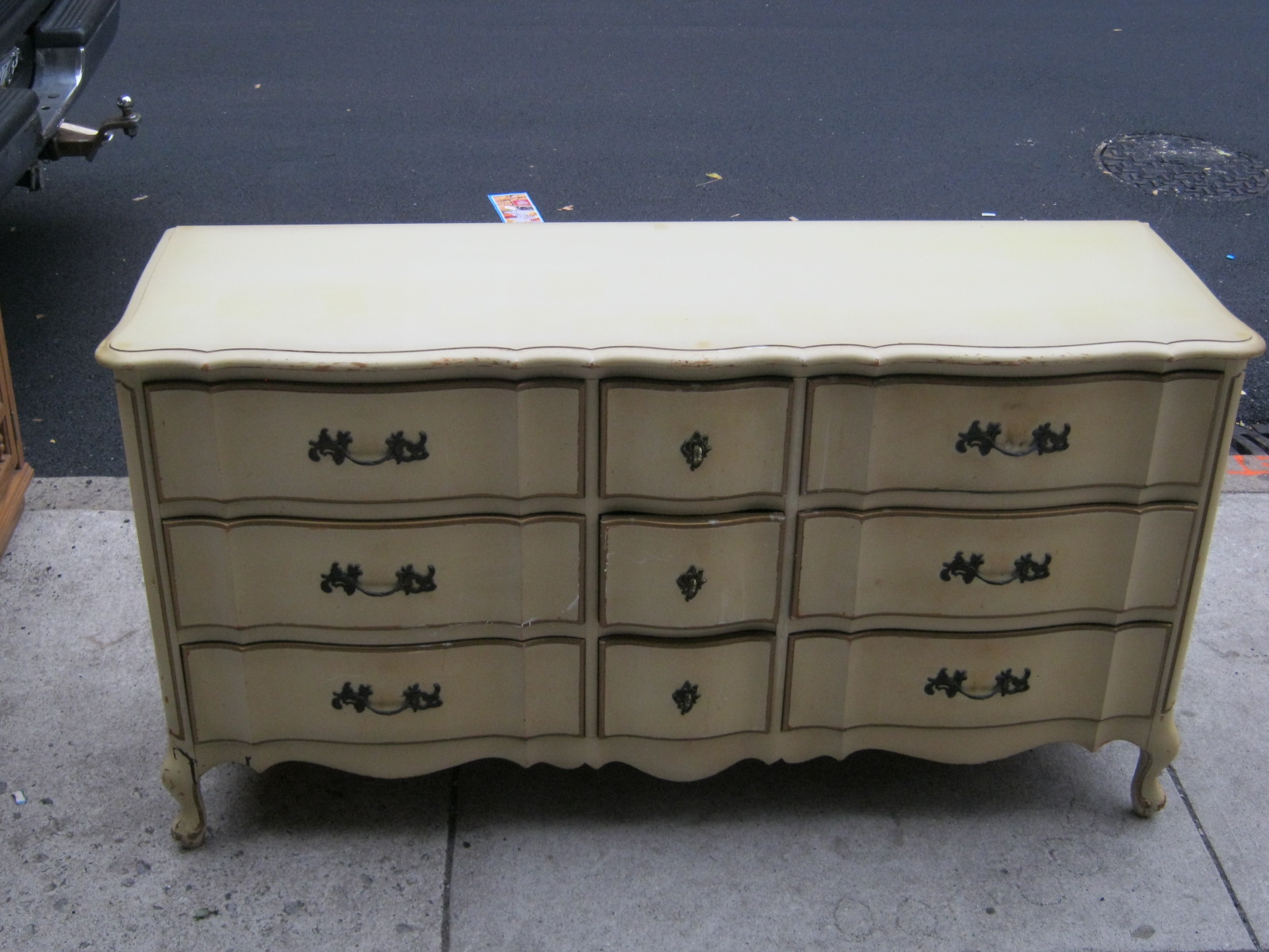Uhuru Furniture & Collectibles: French Provincial Dresser REDUCED $125
