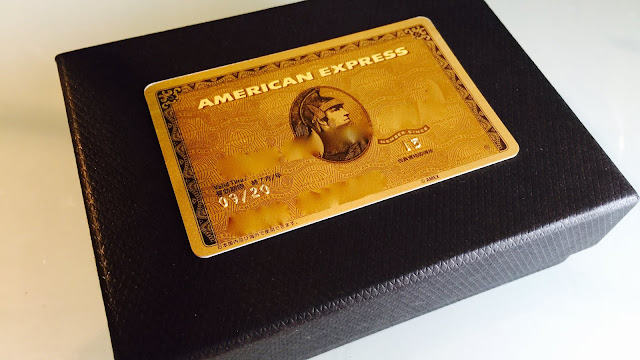 愛用のアメリカンエキスプレスゴールドカード