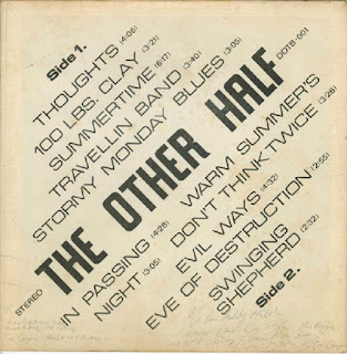 The Other Half “The Other Half"1968 mega rare private Canada Psych Folk Rock..(not confused with US Psych Rock band "The Other Half)