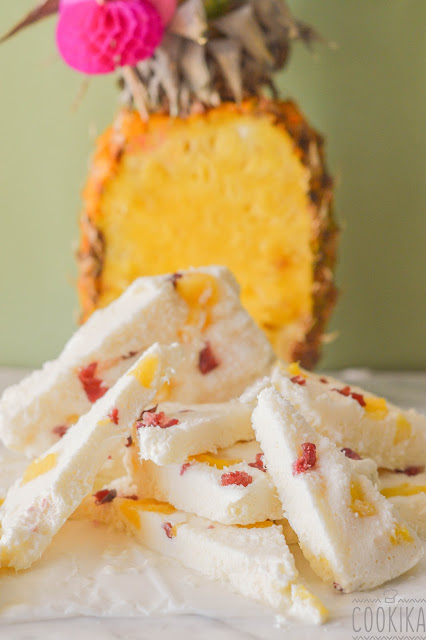 Yogurt and Pineapple Bark